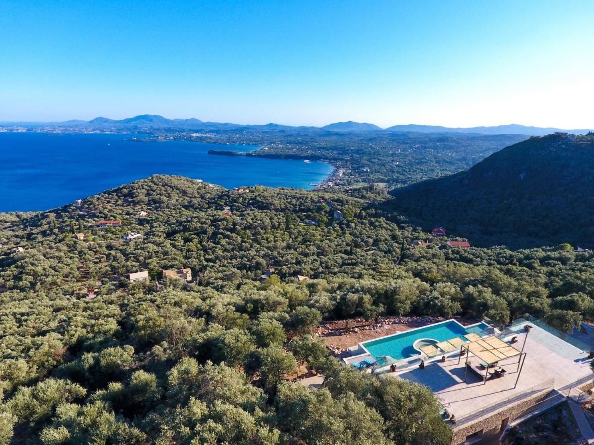 Summerwine Luxury Villa Sea View Private Pool Spartylas Exterior photo