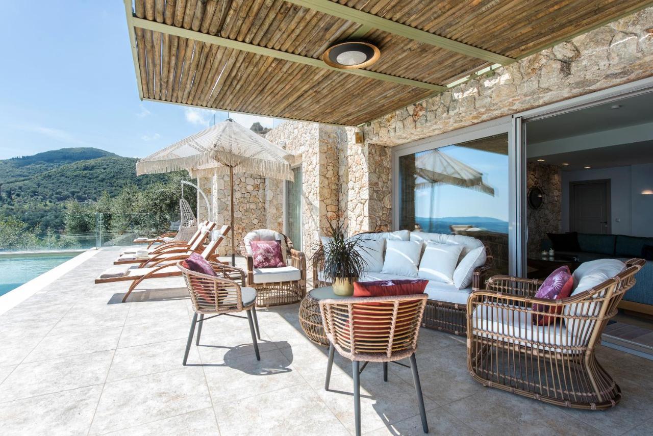 Summerwine Luxury Villa Sea View Private Pool Spartylas Exterior photo